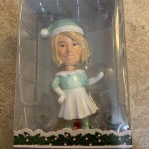 New! Martha Stewart "Martha on the Mantel" holiday bobblehead.
